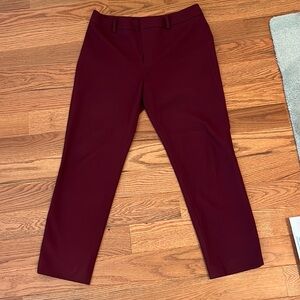 Club Monaco Maroon Pants Size 8 RN 77406